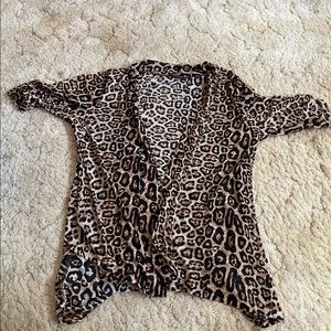 Crazy train sheer cardigan